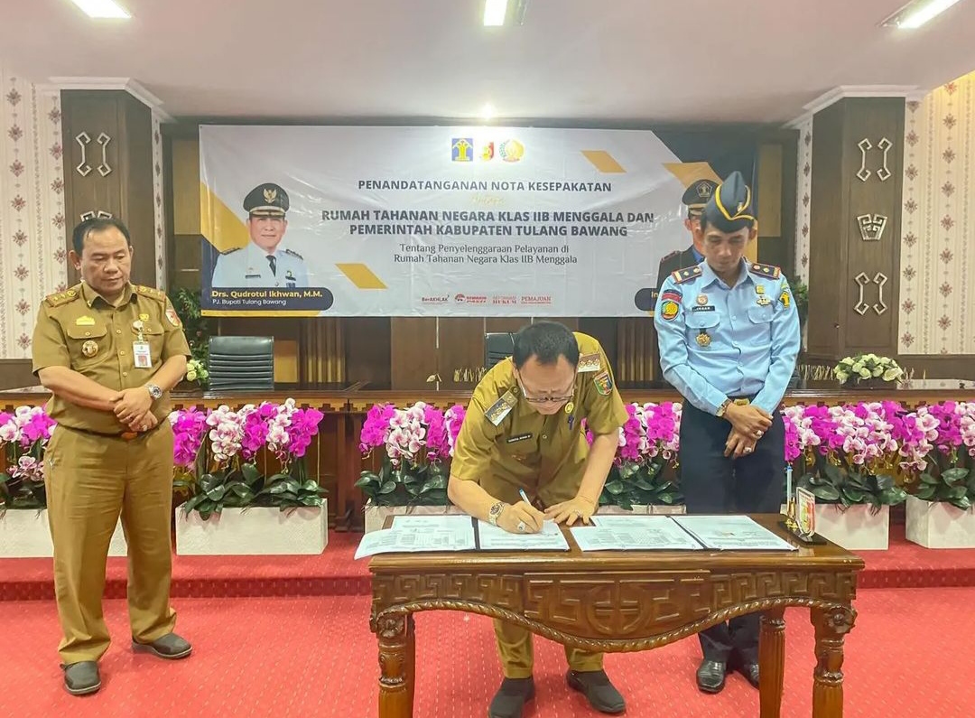 Pemkab Tulang Bawang - Rutan Menggala Jalin Kerjasama, Ini Fokus Bidangnya