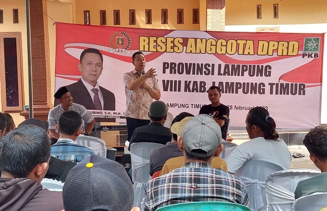 Reses, Pimpinan Komisi III DPRD Lampung Perjuangkan Infrastruktur Jalan