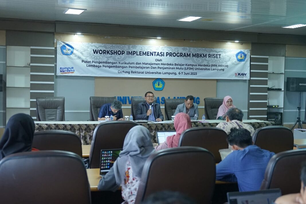 50 Dosen Unila Penerima Hibah, Ikuti Workshop Riset MBKM