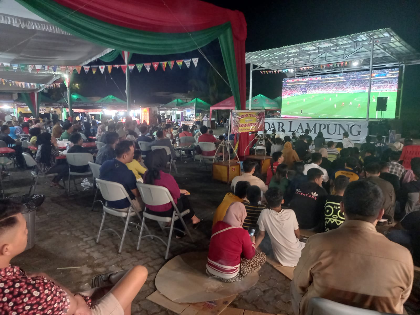 Serunya Nobar di Radar Lampung, Layar Lebar dan Jernih!