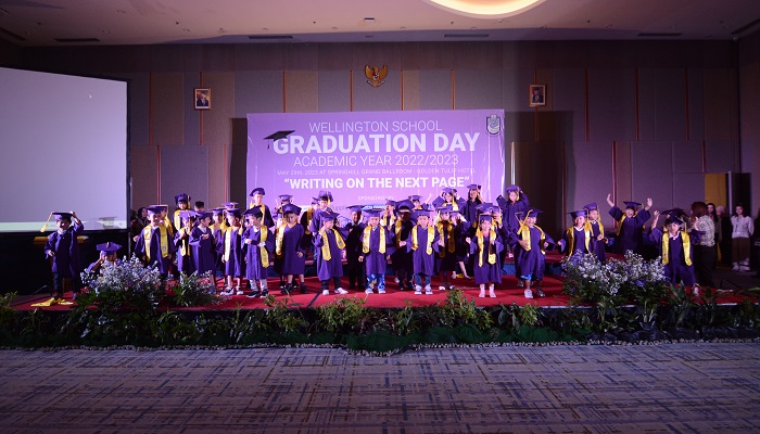 Wellington School Lampung Gelar Kelulusan Siswa TK, SD, dan SMP