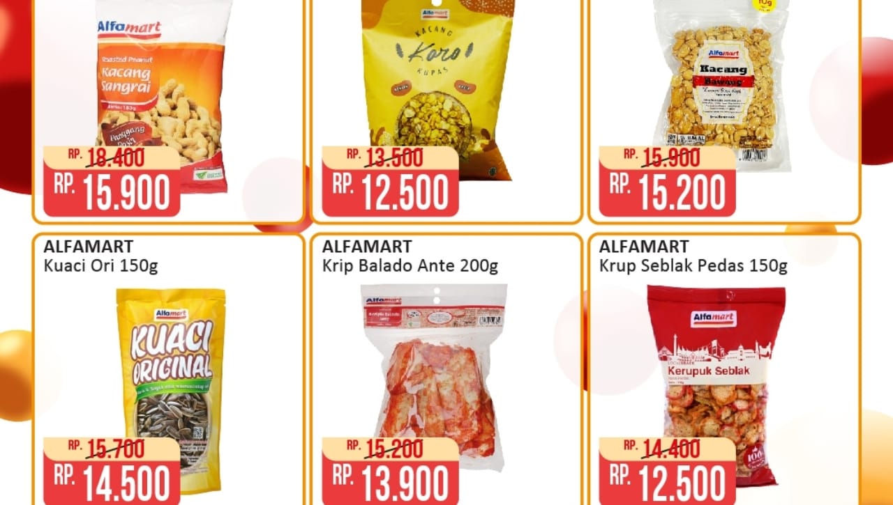 Promo Camilan Spesial Private Label Alfamart, Stok Belanja Dijamin Aman Sampai Akhir Bulan!