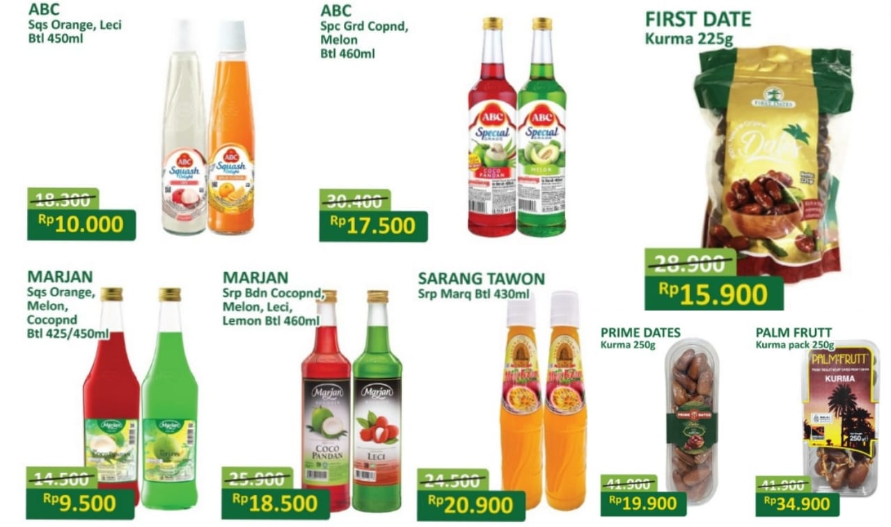 Belanja Murah Produk Sirup dan Kurma Spesial Ramadhan di Alfamart, Harga Dijamin Lebih Hemat!