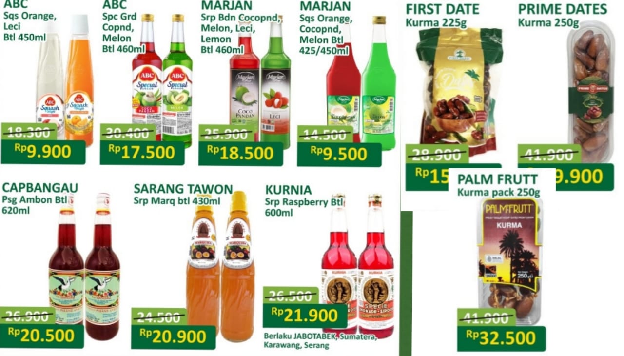 Promo JSM Alfamart Diperpanjang, Dapatkan Stok Produk Sirup dan Kurma Untuk Buka Puasa