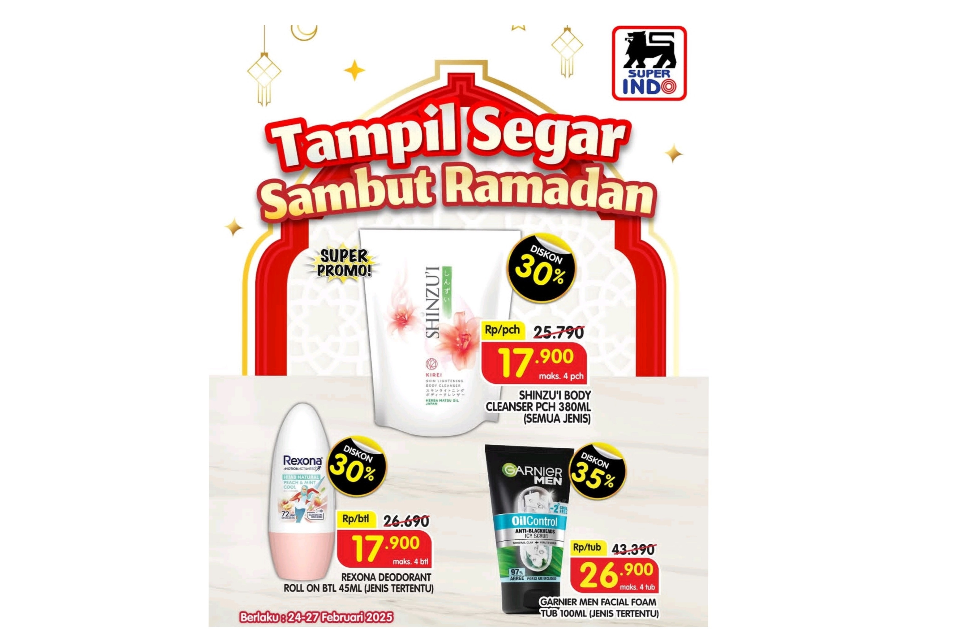 Tampil Segar Sambut Ramadhan Bersama Superindo, Kejar Promo Sabun Mandi Hingga Deodorant