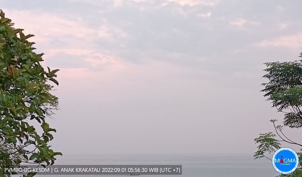 Kondisi Gunung Anak Krakatau : 4 Kali Alami Gempa pada Kamis 1 September 2022
