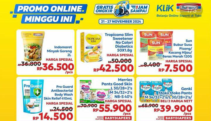 Promo Indomaret Spesial Diskon Hemat, Dapatkan Bubur Kacang Hijau Rp 7 Ribu