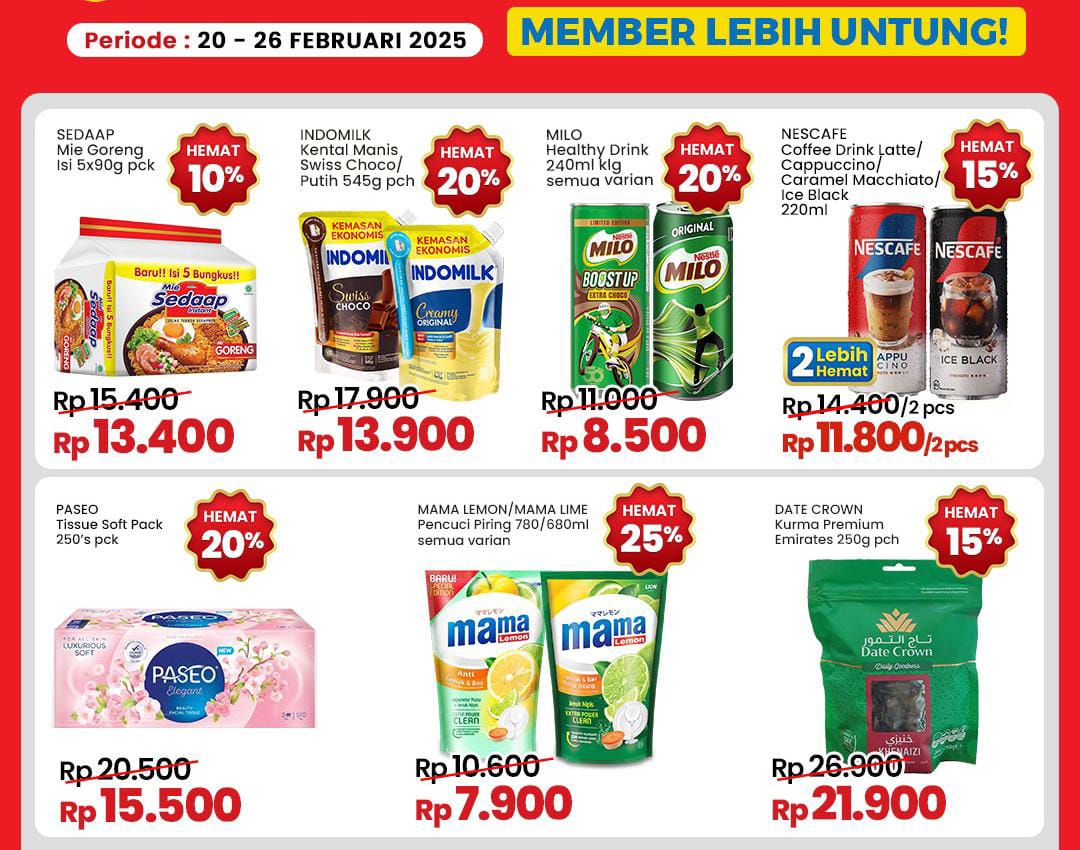 Promo Indomaret Jumat Berkah 21 Februari 2025, Ada Diskon Kurma Ramadhan Rp 21 Ribu