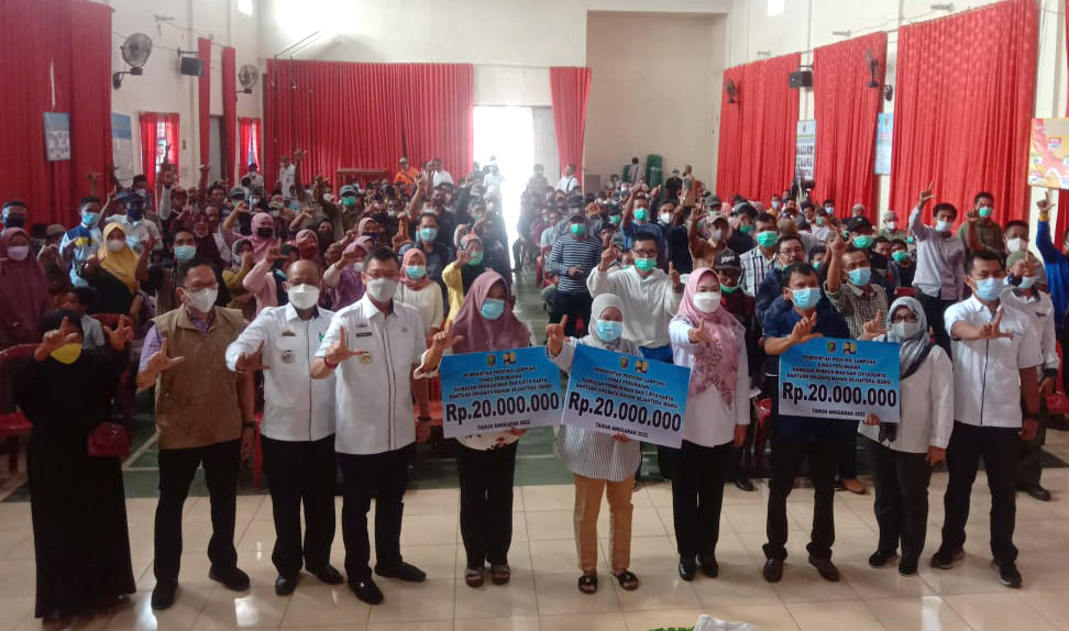146 KK di Tanggamus Dapat Program BSMS Lampung
