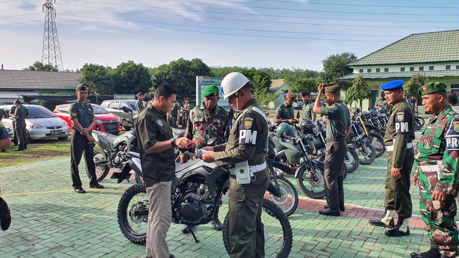 Sub Denpom Persiapan Tulang Bawang Sidak Kodim 0426, Ternyata Ini yang Dilakukan
