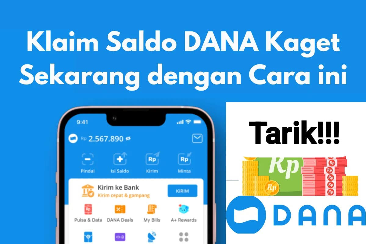 Tarik Saldo Gratis! DANA Kaget Rp 100.000 Siap Cair Lewat Klik Link Tautan Hari Ini