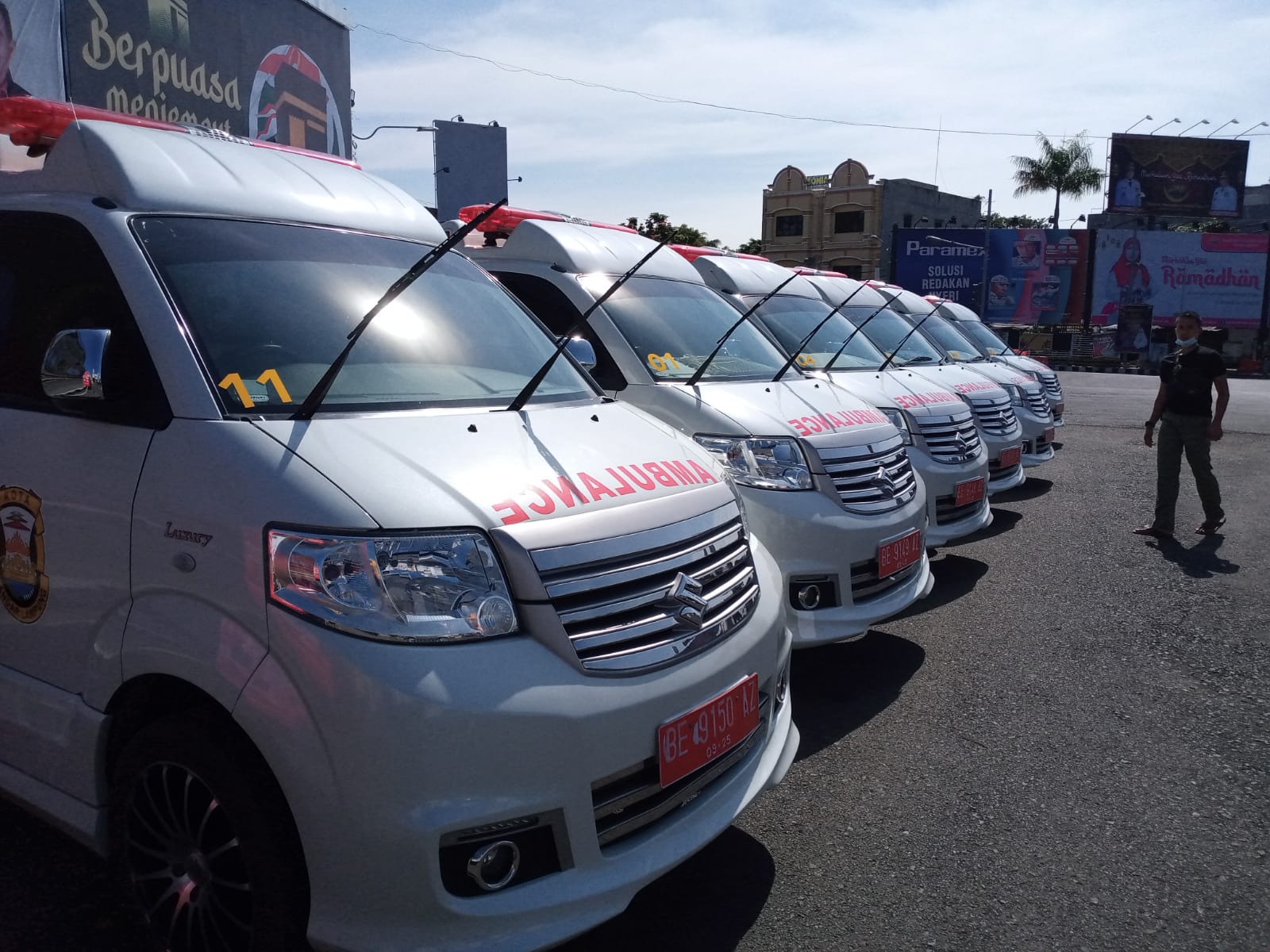 Masyarakat Bandar Lampung Sebut Keberadaan Ambulans Gratis di Tugu Adipura Sangat Membantu