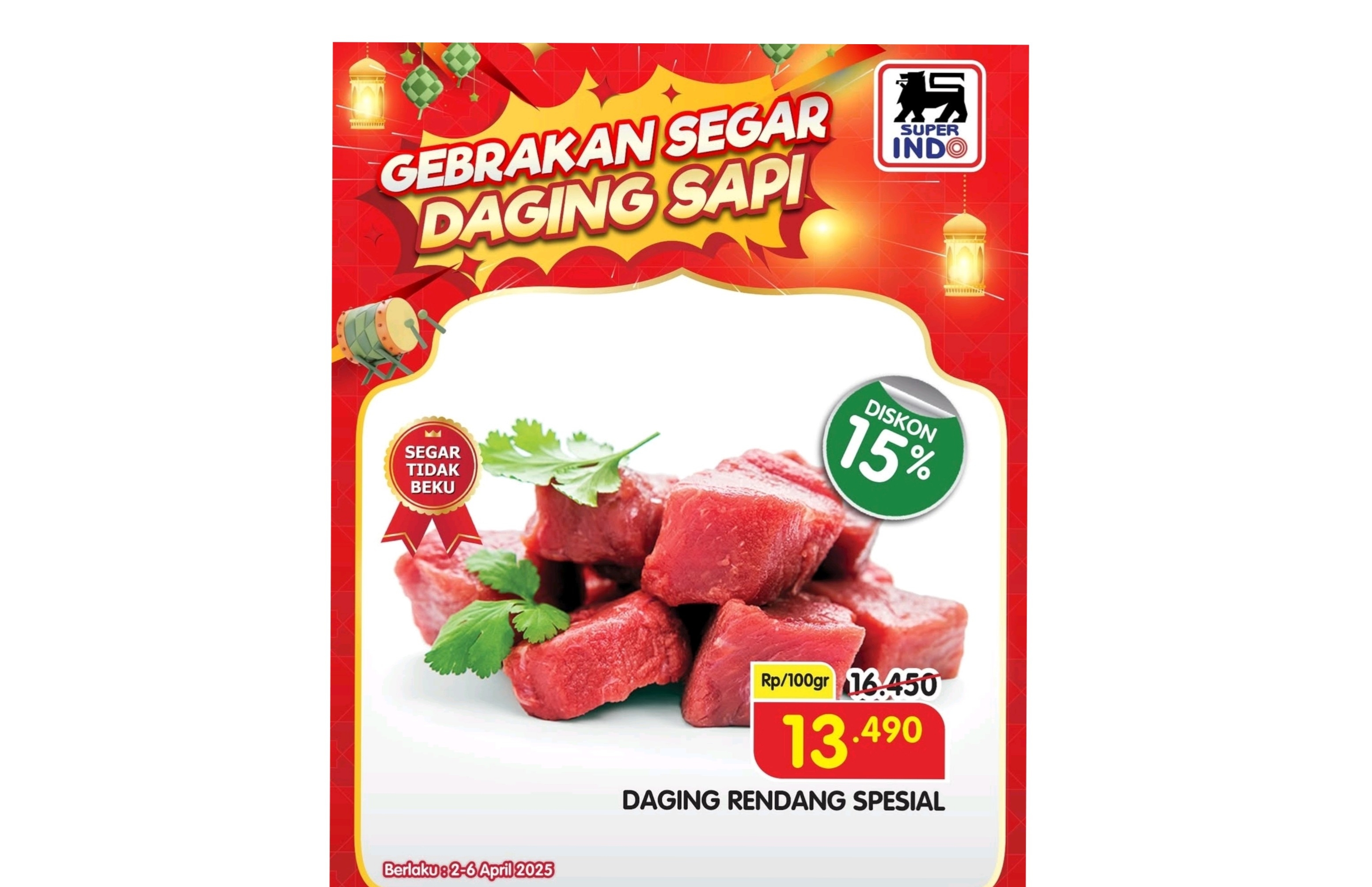 Dari Daging Hingga Buah, Gebrakan Segar Superindo sampai 6 April 2025 ini