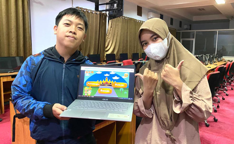 Mahasiswa Universitas Teknokrat Indonesia Ciptakan Aplikasi Game Aksara Lampung