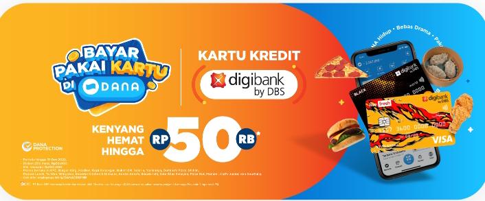 Bayar Pakai Kartu Kredit Diginibank di Dana Kenyang Hemat Hingga 50 Ribu, Begini Cara dan Syaratnya
