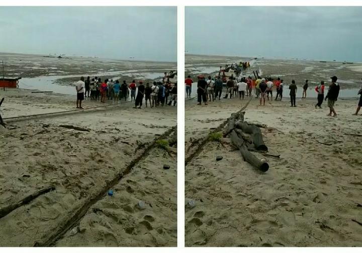 Viral Video Fenomena Air Laut Surut Mirip Tanda Tsunami, Ini Penjelasan BPBD Bangka Belitung