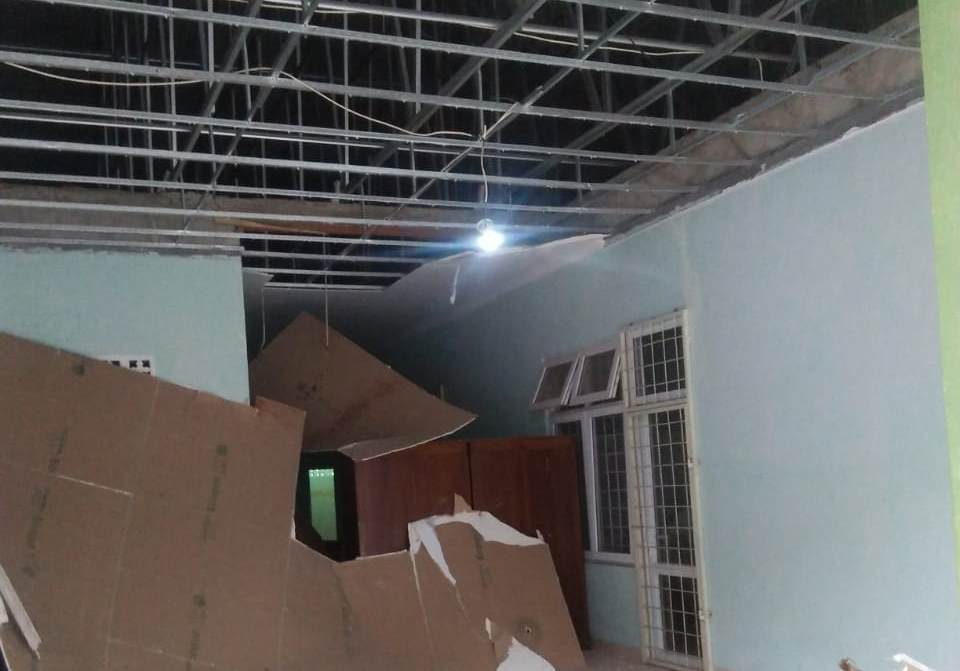Plafon Rumah Sakit Jiwa Lampung Ambrol, Sudah Empat Kali Diperbaiki