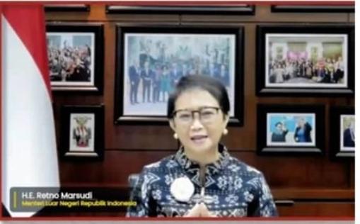 Kuliah Umum Indonesia dan Dinamika Dunia, Menlu Sampaikan Hal Ini