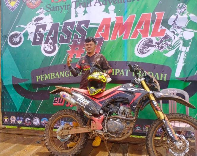 Motor Honda CRF Baru Milik Sekcam Suoh Lampung Barat Digondol Maling