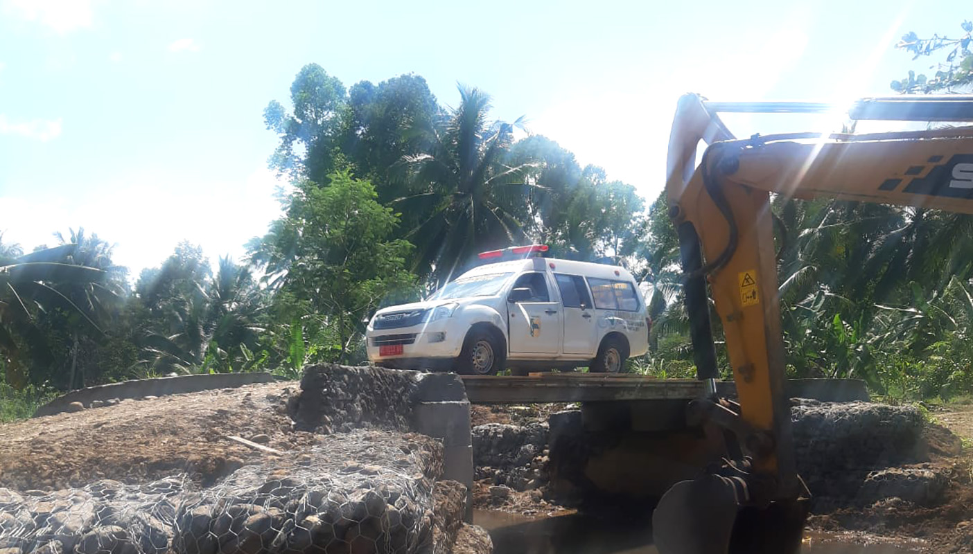 Jembatan Dibangun, Masyarakat Sampang Turus Wonosobo Tanggamus Bebas Dari Keterisoliran