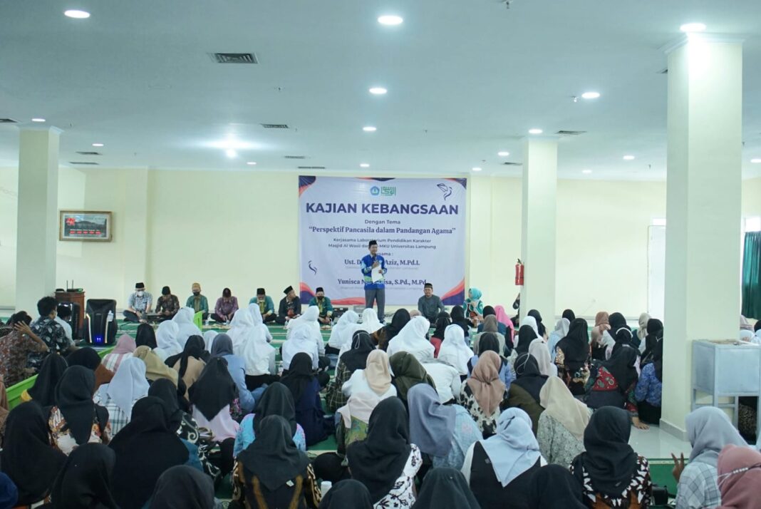 Kajian Kebangsaan Unila Usung Tema Perspektif Pancasila dalam Pandangan Agama