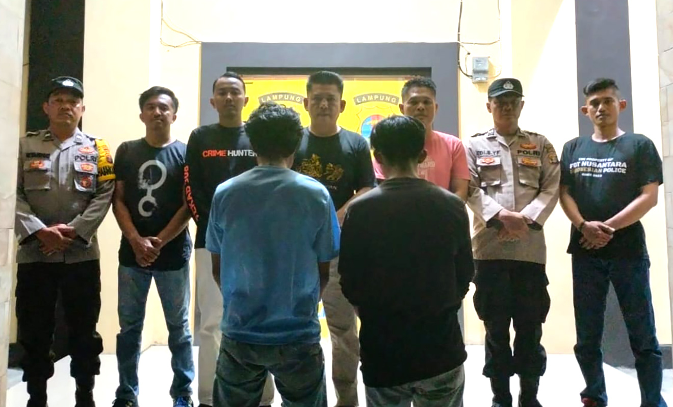 Rampas Uang dan Pukuli Tukang Parkir, Dua Warga Tanggamus Lampung Masuk Bui