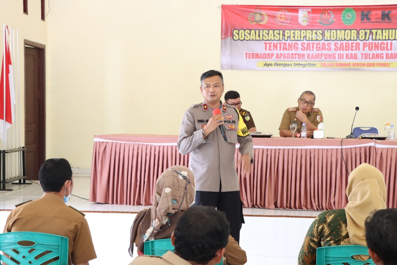 Polres Tulang Bawang Ungkap Sektor-sektor Rawan Pungli di Kampung