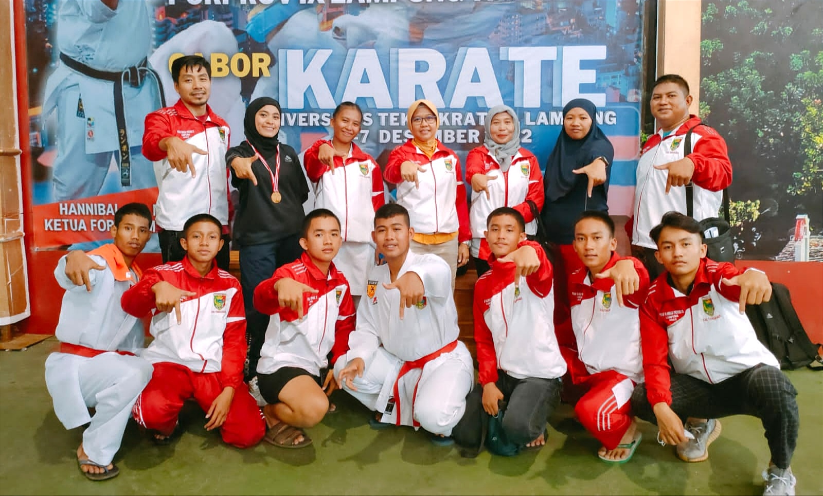 Tanggamus Dapat Tambahan Medali Emas Dari Karate dan Panahan Dalam Porprov IX
