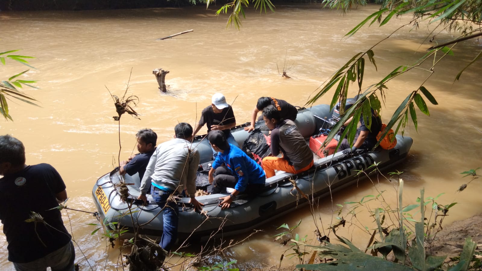 Dinyatakan Hilang, Warga Kotabumi Diduga Hanyut di Aliran Way Abung