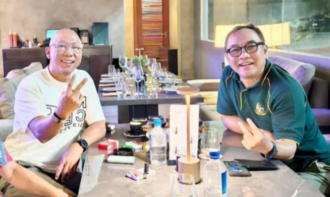 Bertemu Benny Kisworo, Rahmat Mirzani Djausal: Kolaborasi untuk Lampung Maju!