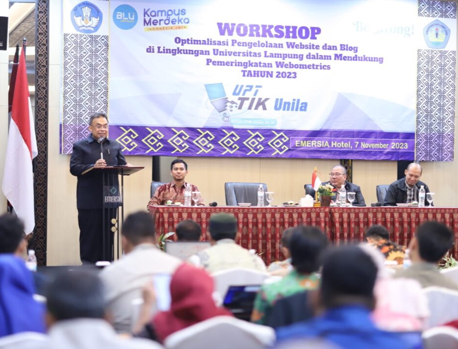 Website Unila Melonjak Drastis Hingga Tembus 4,5 Juta Backlink