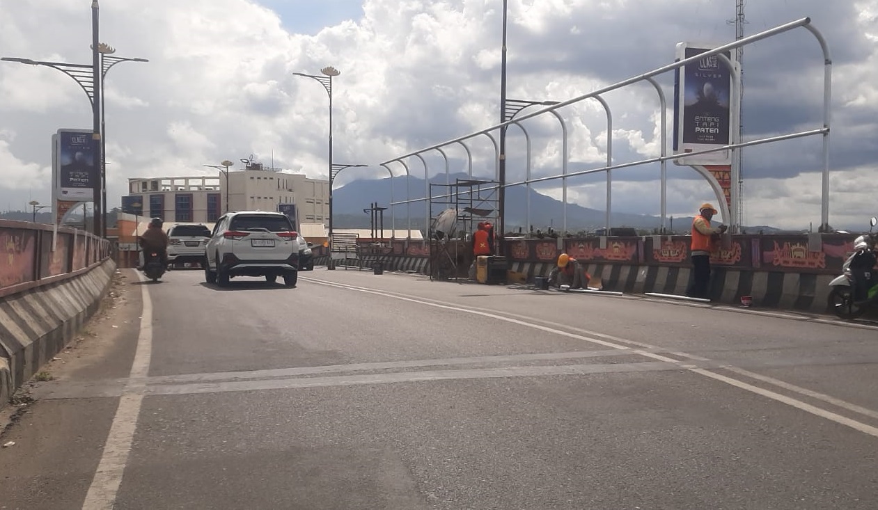 Dua Flyover di Bandar Lampung Dipasang Jaring, Ternyata Ini Tujuannya