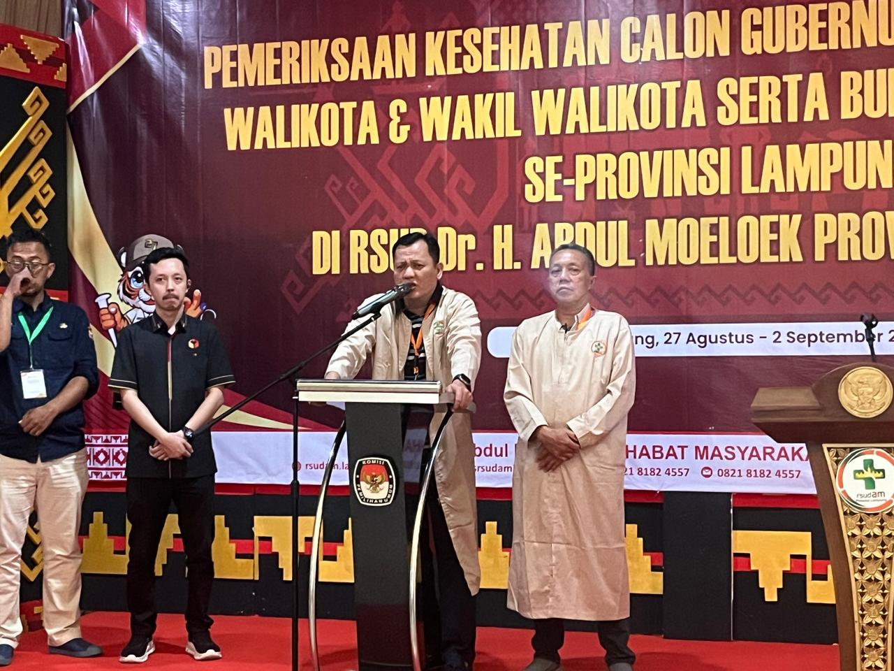 Disebut Keluarkan Nada Keras saat Pemeriksaan Kesehatan, Bakal Calon Bupati Pesawaran Aries Sandi Bilang Ini