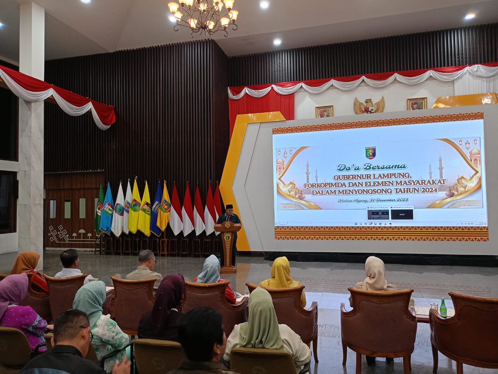 Malam Pergantian Tahun, Pemprov Lampung Isi dengan Doa Bersama