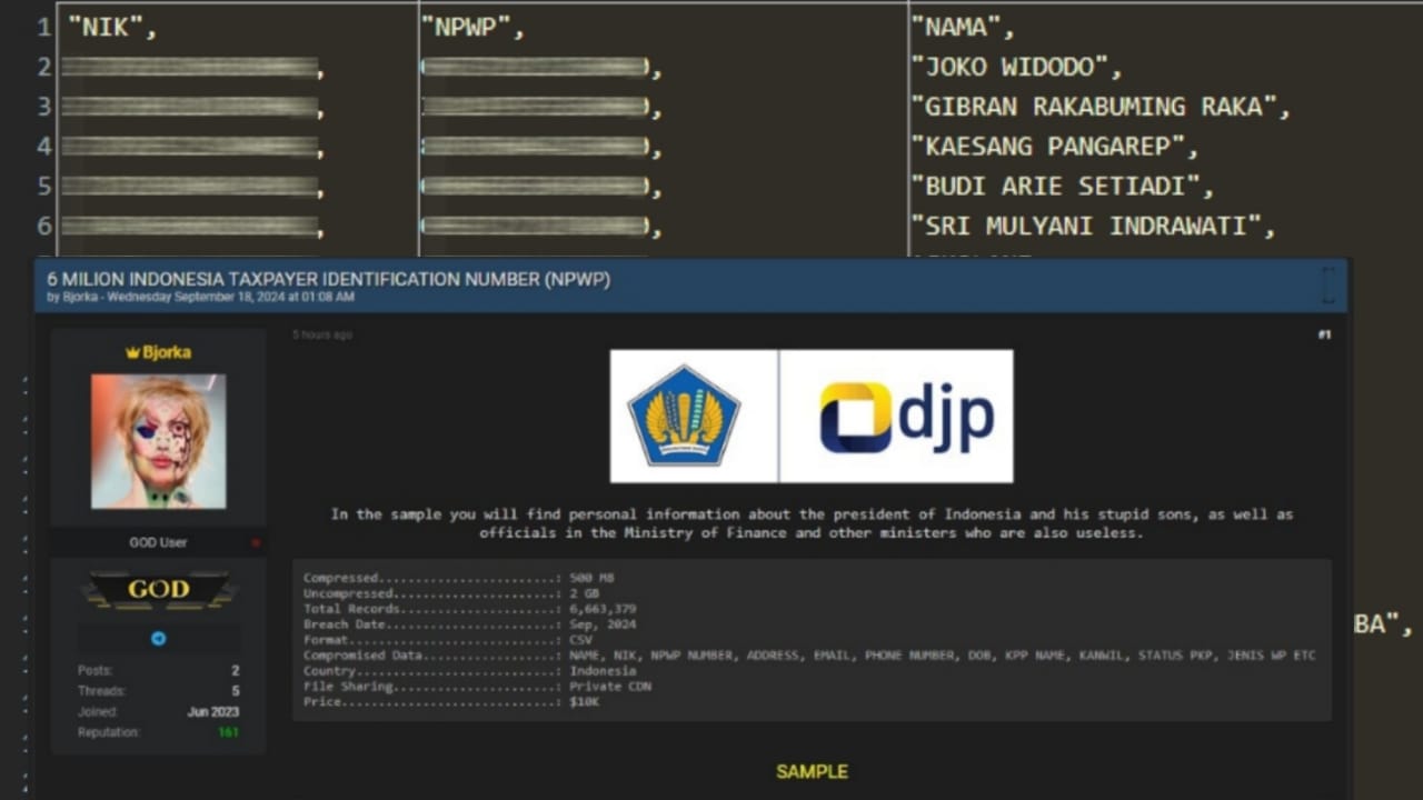 Waduh, 6 Juta Data NPWP Diduga Bocor, Bareskrim Polri Bakal Turun Tangan?