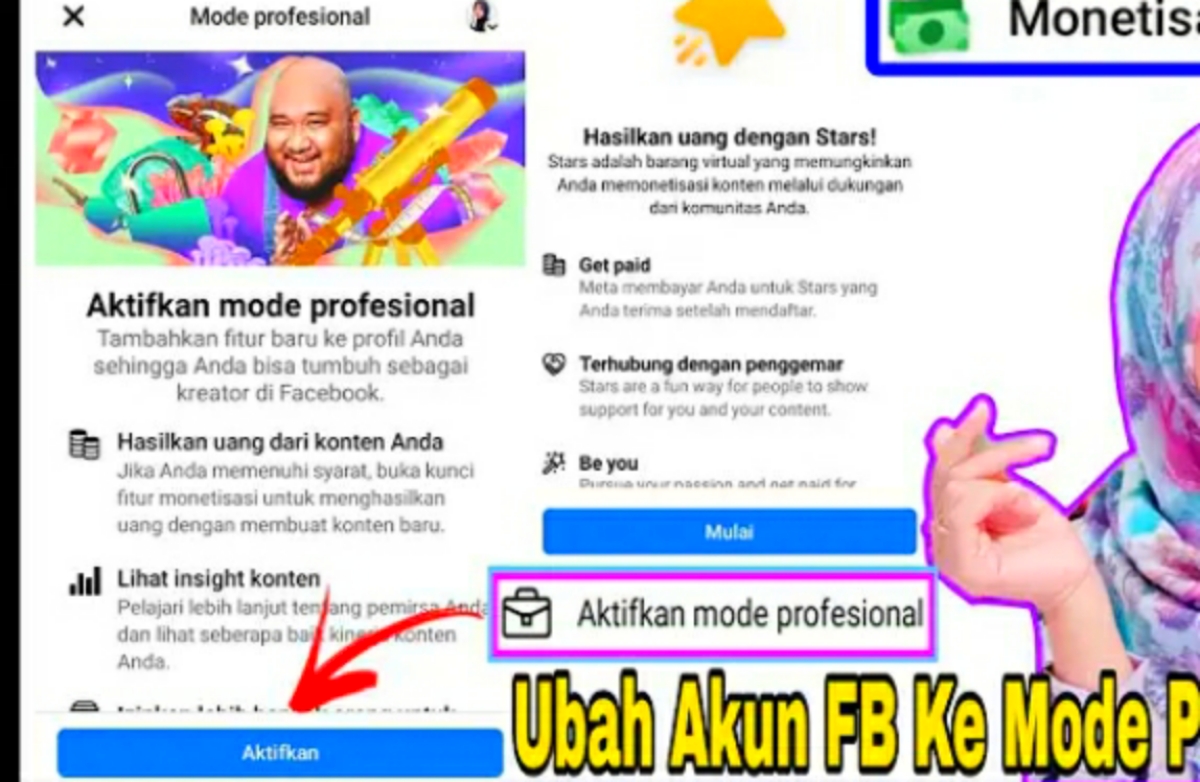 5 Langkah Mudah Aktifkan Facebook Pro, Perhatikan Istilah Ini Supaya Cepat Menghasilkan Dollar