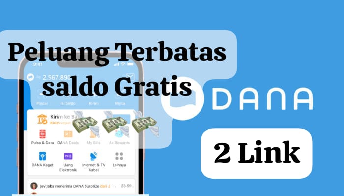 Serbu 2 Link DANA Kaget Berisi Saldo Gratis Rp 100 Ribu, Cairkan Praktis Tanpa Aplikasi Game Penghasil Uang
