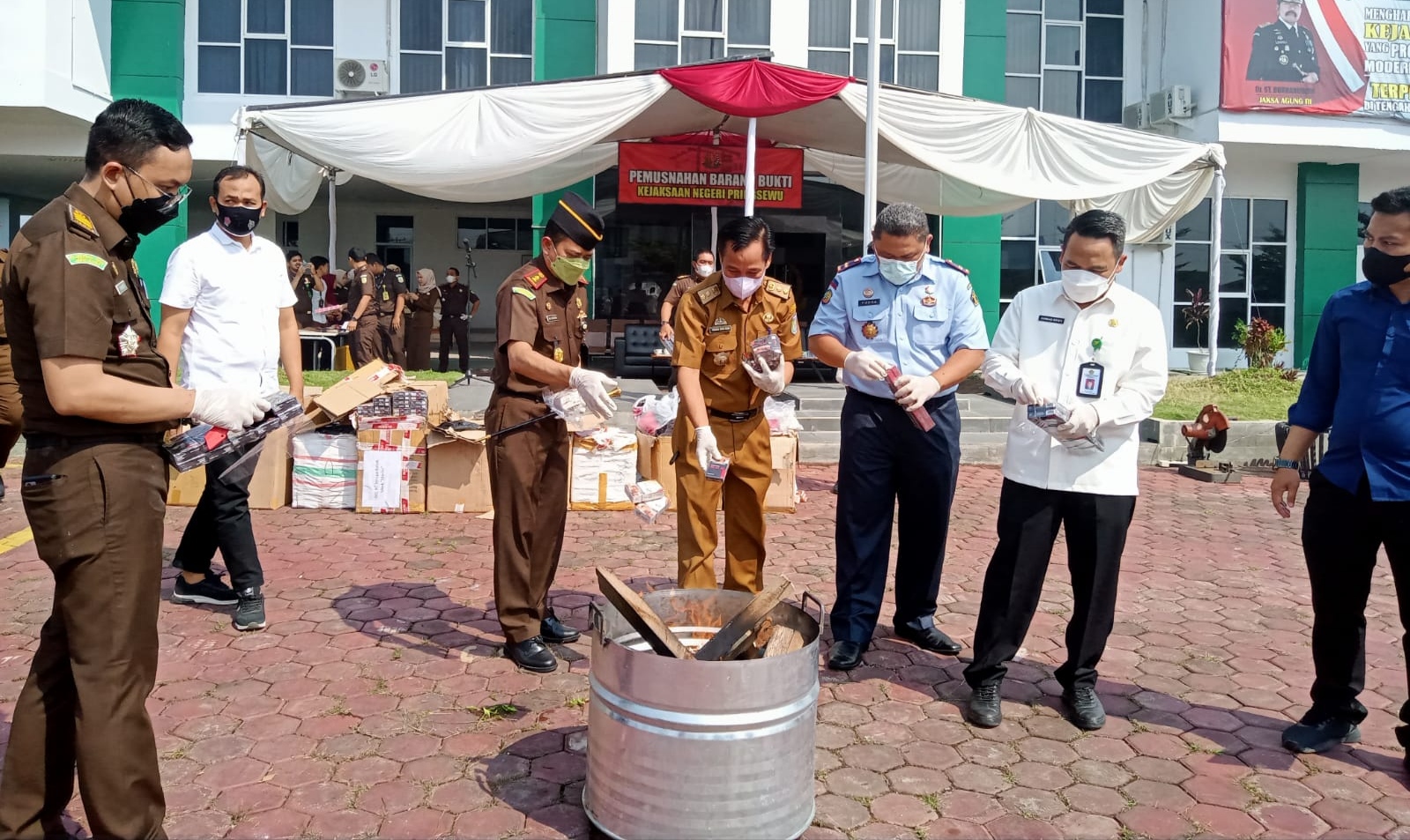 Kejari Pringsewu Perang Dengan Narkoba, Ini Buktinya