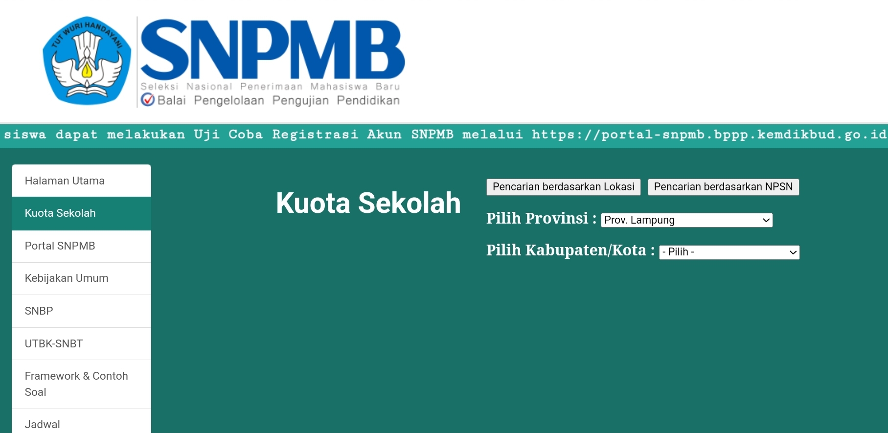 BP3 Umumkan Kuota SNPMB, Cek Segera di Link Berikut Ini, Lengkap dengan Akreditasi Sekolah