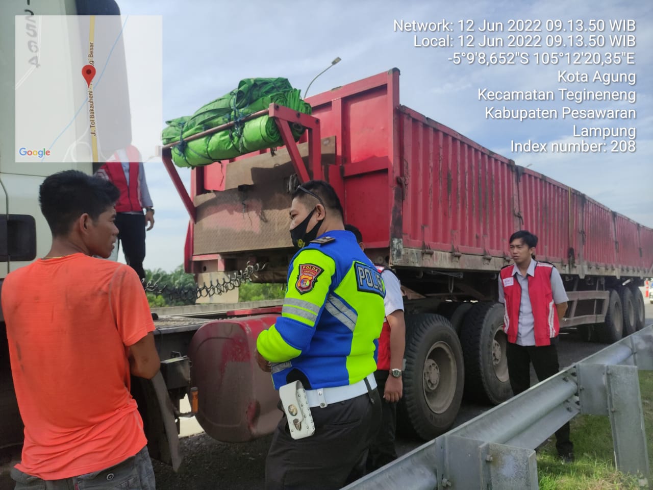 Buat Laporan Palsu Ditodong di JTTS, Sopir asal Jateng Ini Diamankan Petugas PJR Polda Lampung