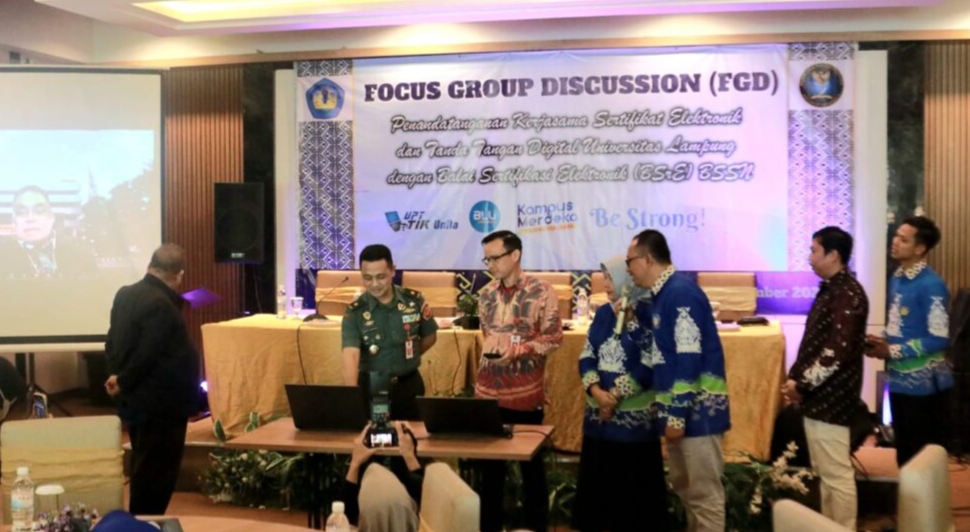Keren! Unila dan BSSN Bersinergi Dorong Transformasi Digital