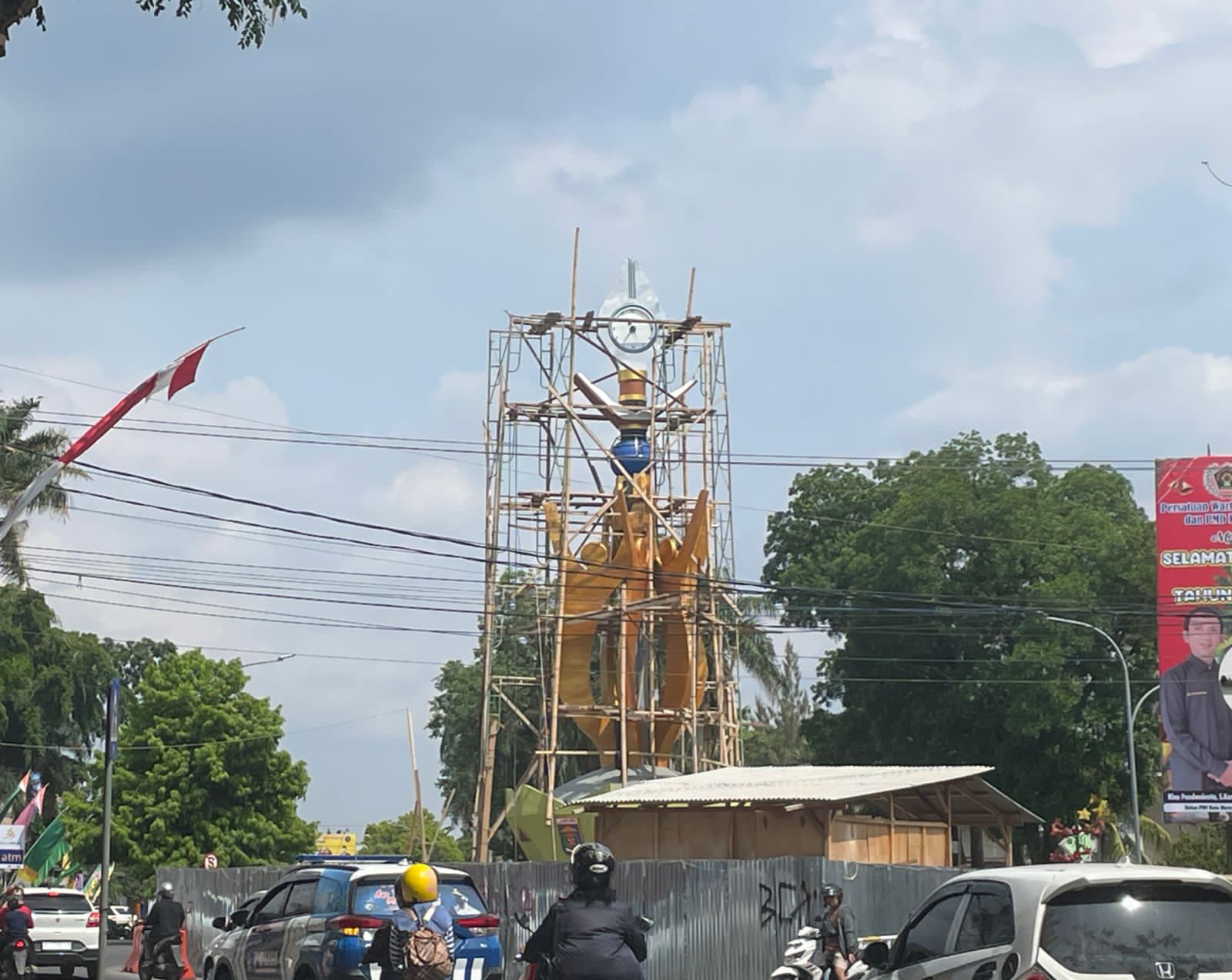 Pembangunan Tugu Pena Hampir Rampung, Bakal Diresmikan Sebentar Lagi