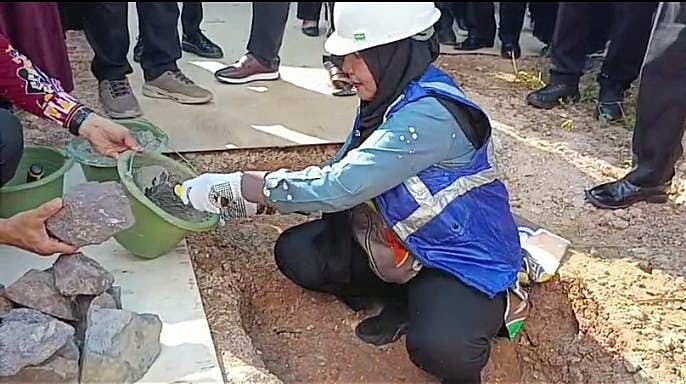 Groundbreaking Rumah Sakit UIN RIL, Bunda Eva Harapkan Jadi Pusat Layanan Kesehatan dan Penelitian