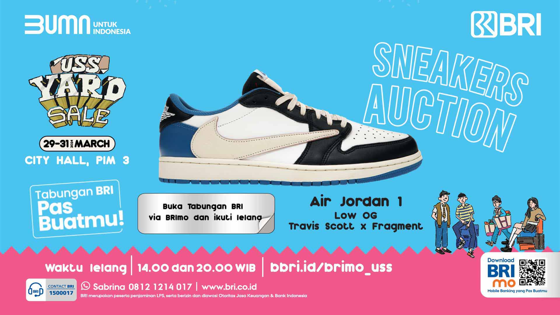 Hari Terakhir! Belanja Sneakers Impian di USS Yard Sale Pakai BRImo dan Menangkan Hadiah Air Jordan Gratis
