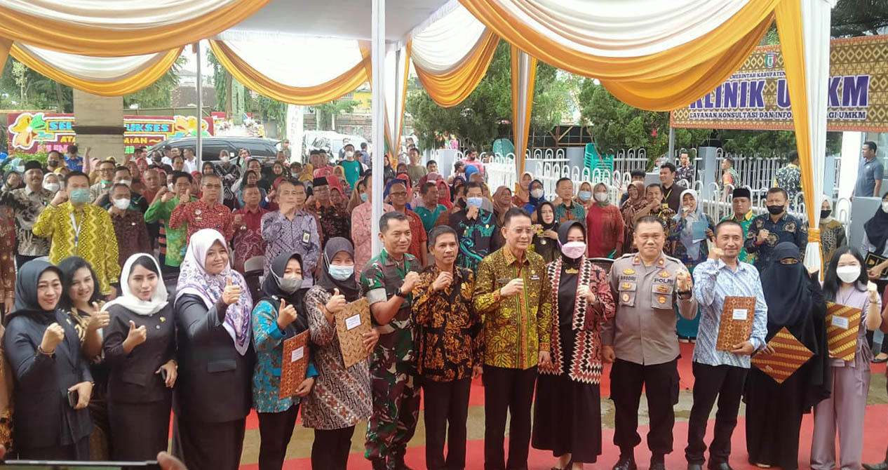Pj. Bupati Pringsewu Launching Klinik UMKM, Ini Manfaatnya