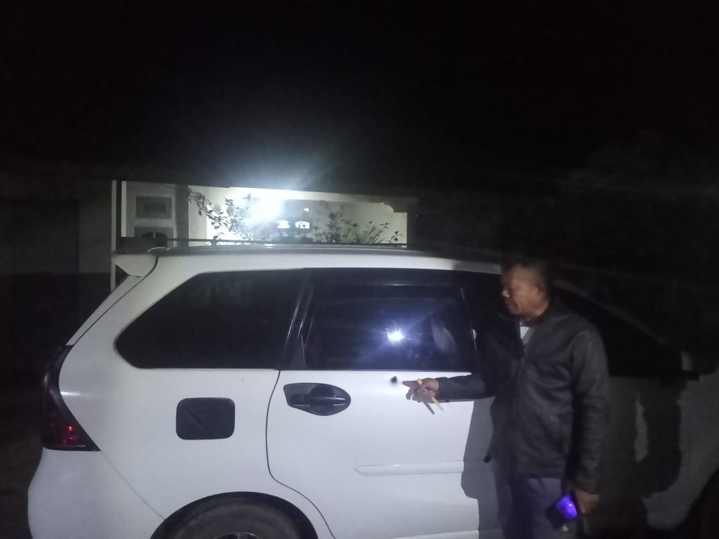 Aksi Pencurian Sopir Taksi Online Digagalkan Polisi, Mobil Ditinggalkan Dijalan, Pelaku Masih Dikejar
