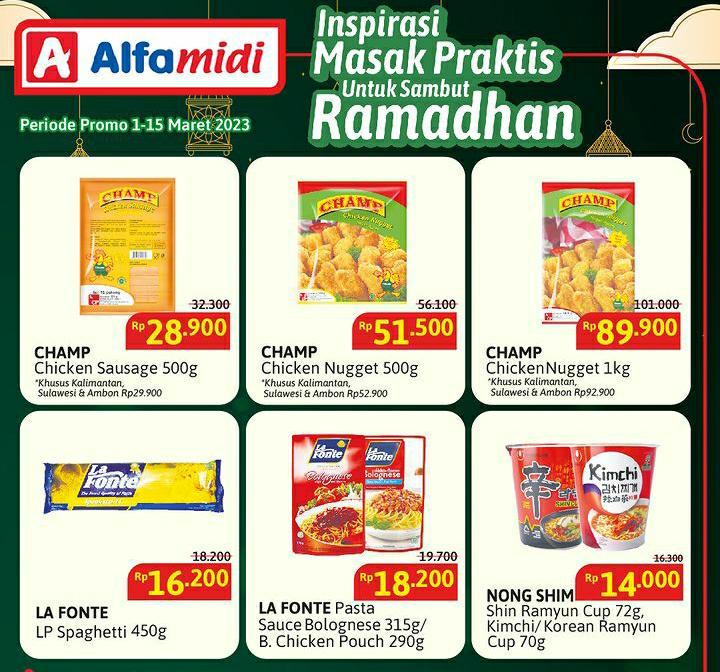 Masak Praktis Sambut Ramadhan, Cek Promo Alfamidi Periode 1 Sampai 15 Maret 2023