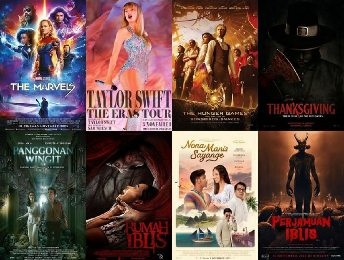 Wajib Nonton! Ini Daftar Film Terbaru November 2023, Mulai Genre Romance Hingga Horor