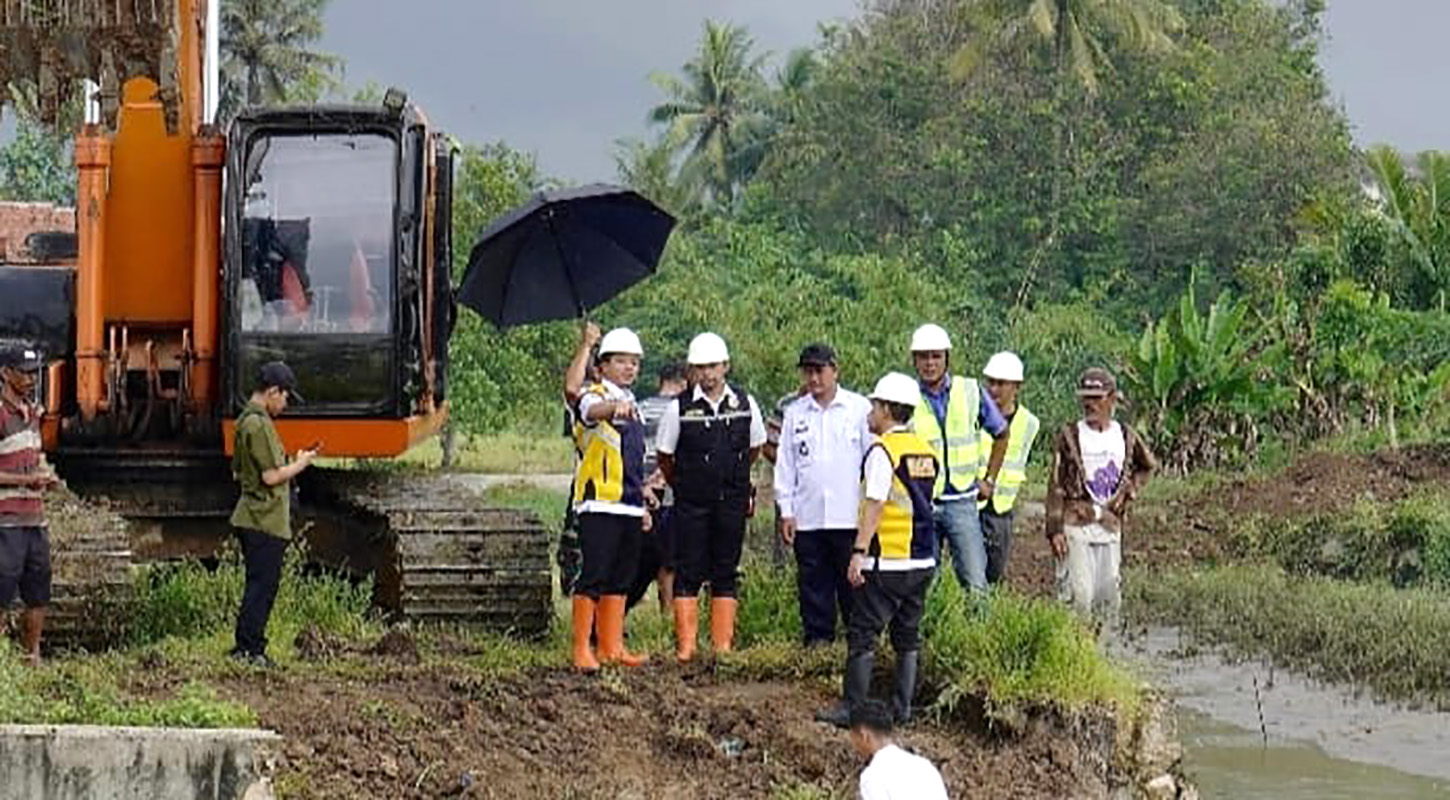 Selamatkan Musim Tanam, Pemkab Pringsewu Tangani Darurat Bendungan Widoro Payung yang Jebol