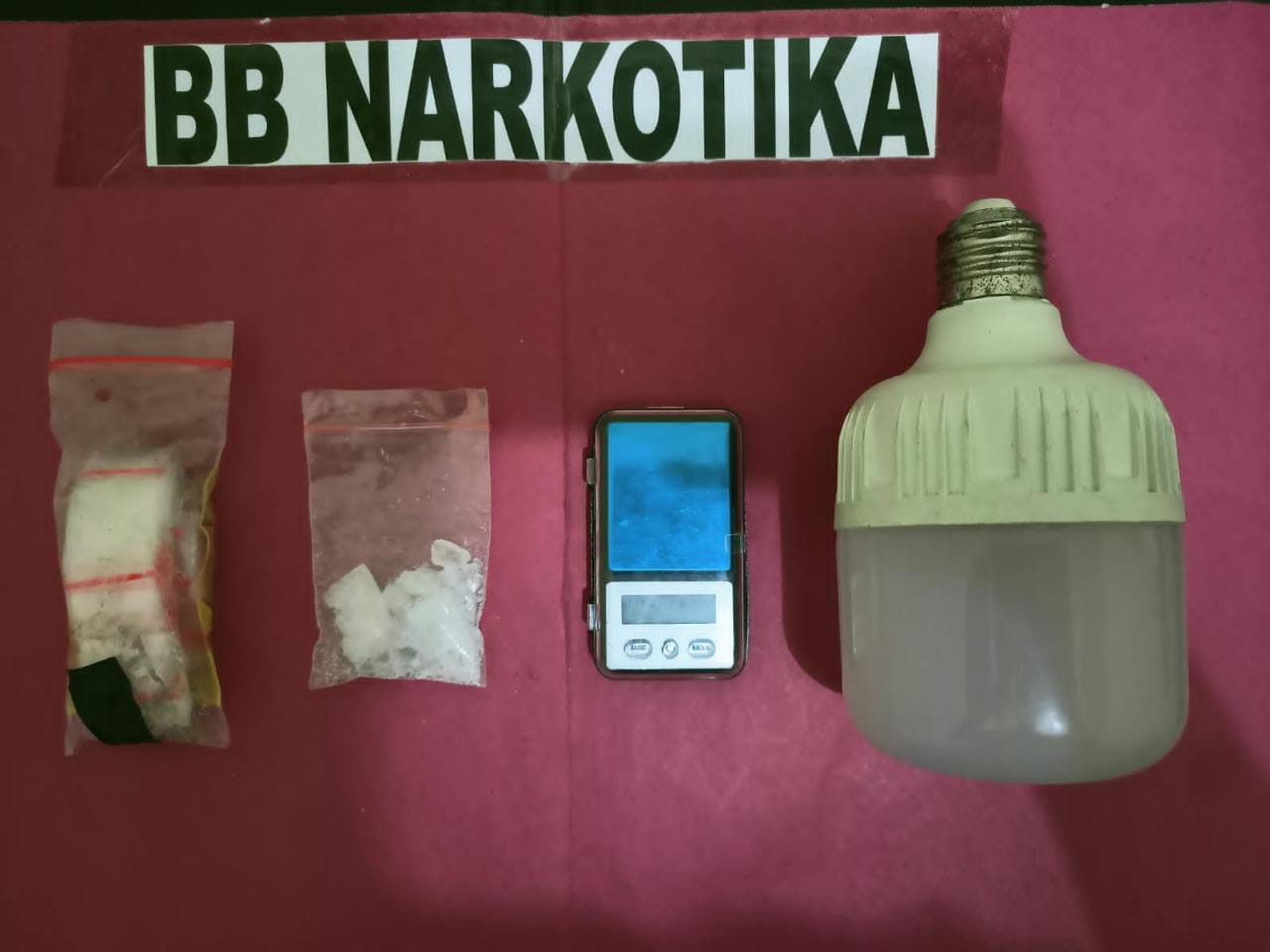 Sip, Polres Lampung Timur Amankan Pembawa 4,85 Gram Sabu